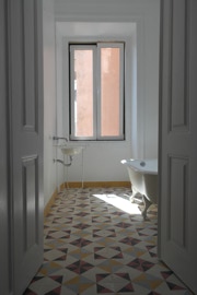 Mosaico hidráulico ref Origami projectada por HO- Arquitectos