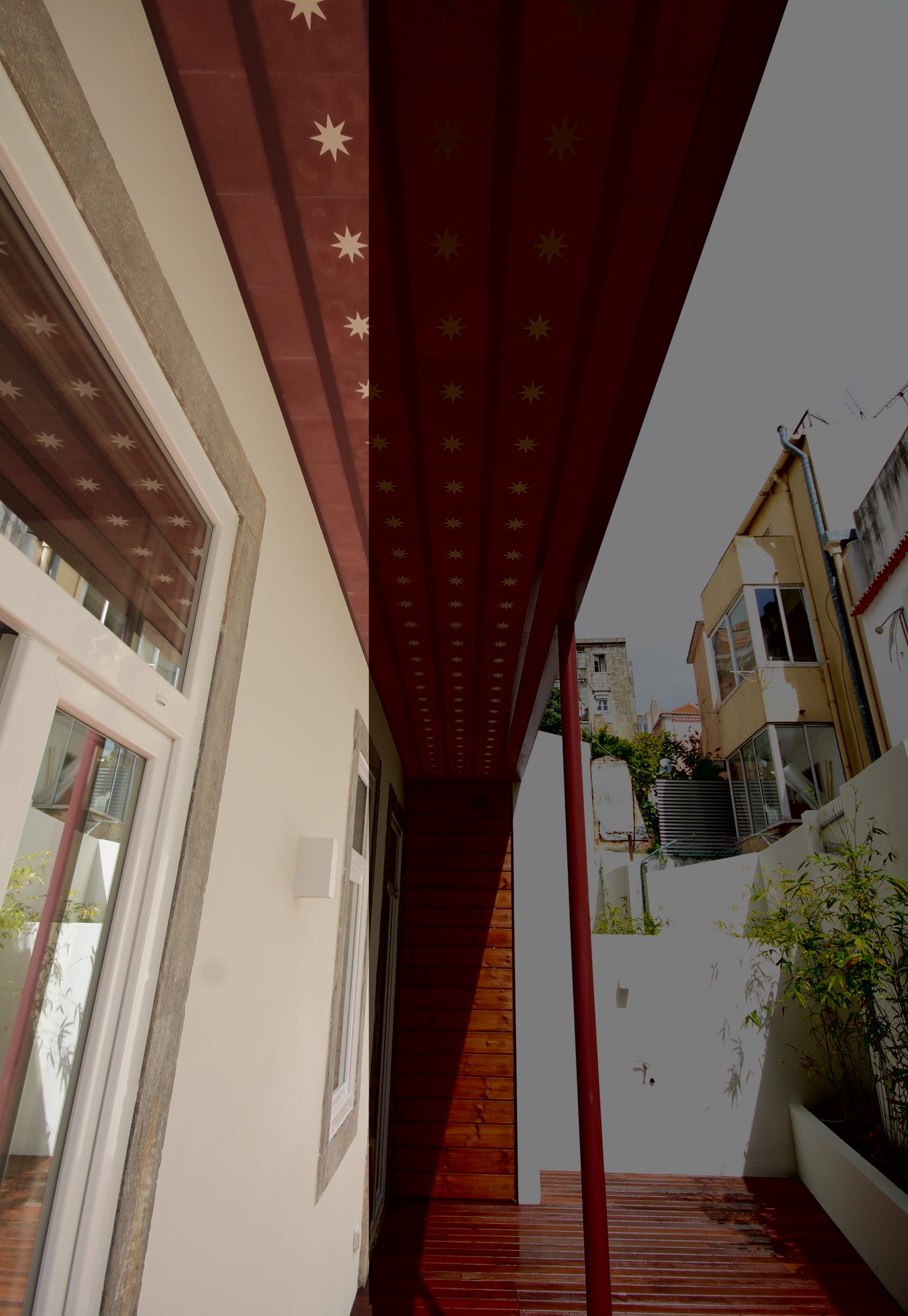 O padrão Estrela S da Projecto Mosaico num apartamento em Lisboa pela Reabilita