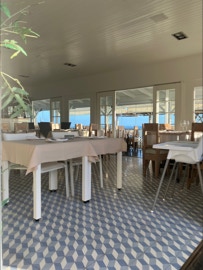   Mosaico hidráulico 20 x 20cm ref: Caixa P no restaurante Grelhas na Casa Guia em Cascais