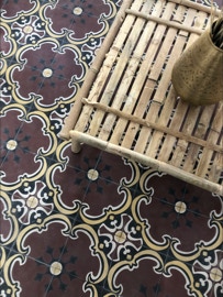 Mosaico hidráulico modelo Gasnier projectado por Saudade Algarve