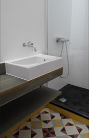 Mosaico hidráulico ref Origami projectada pelos HO- Arquitectos